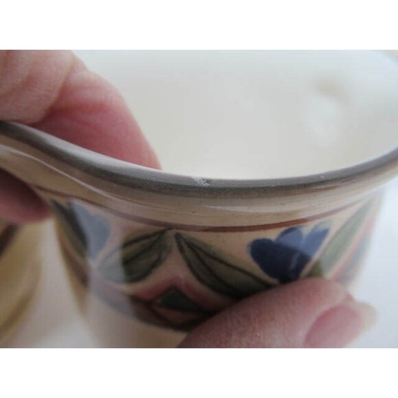 Mikasa Potters Touch Sausalito Creamer & Covered Sugar Bowl - Picture 5 of 12